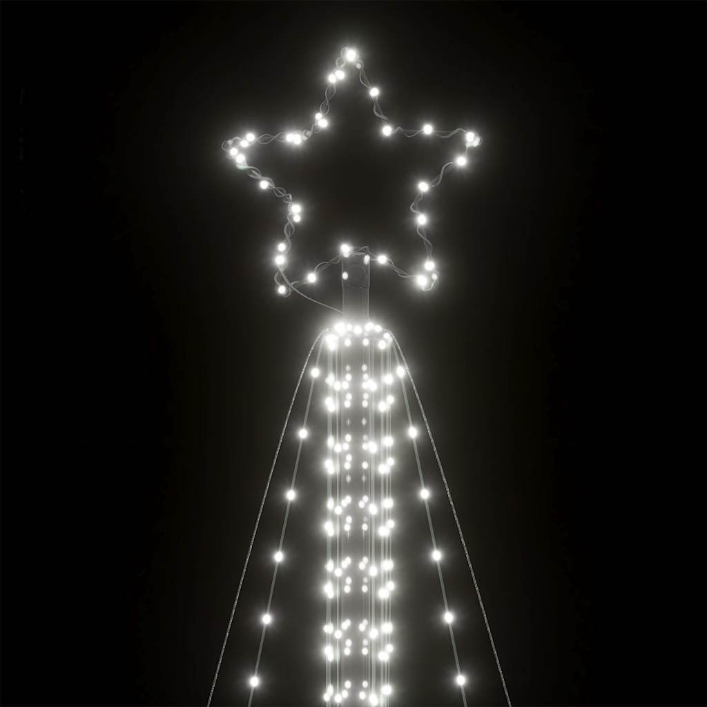 LED Juletre 861 LEDs Kald Hvit 478 cm