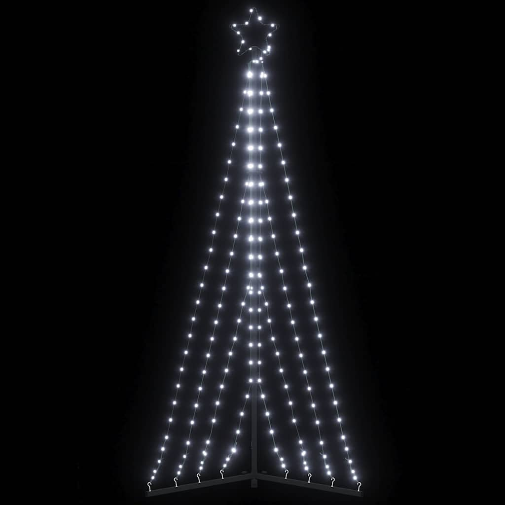 LED Juletre 339 LEDs Kald Hvit 187 cm