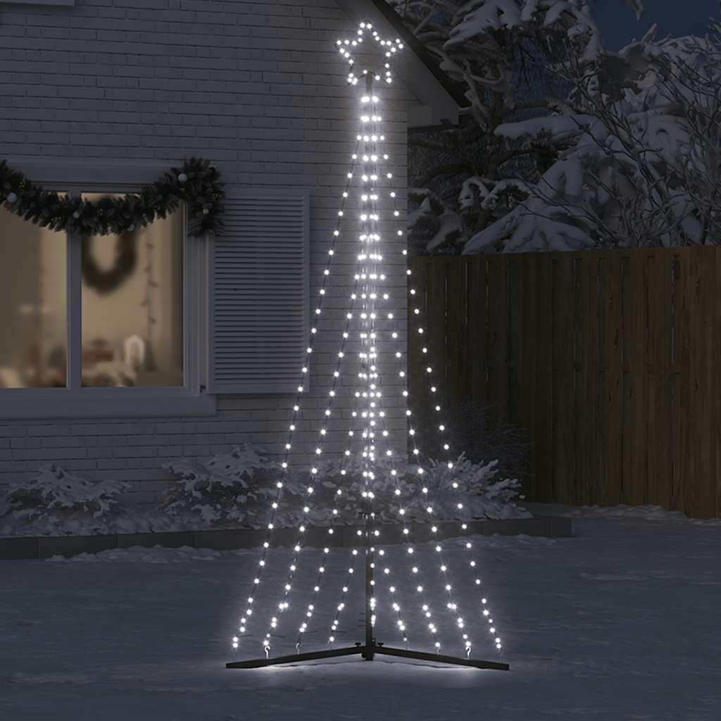 LED Juletre 447 LEDs Kald Hvit 250 cm