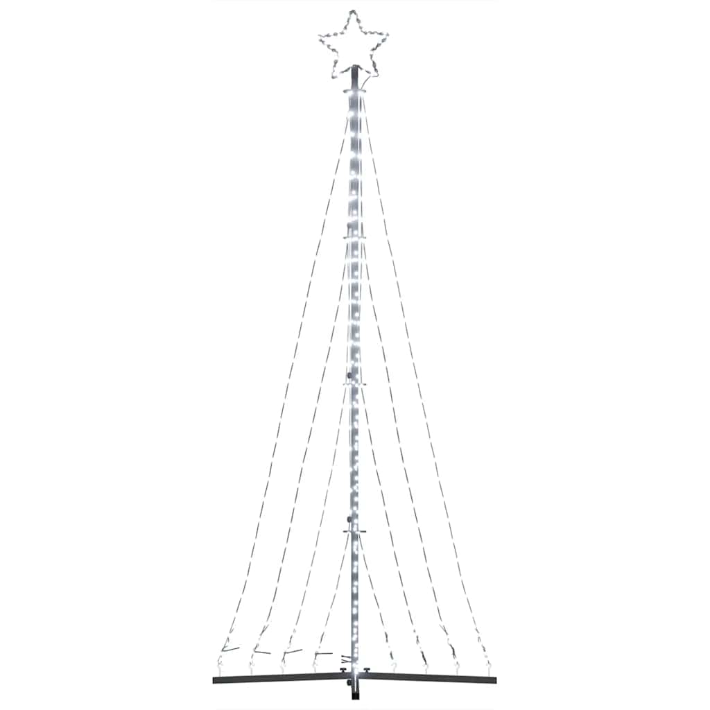 LED Juletre 447 LEDs Kald Hvit 250 cm