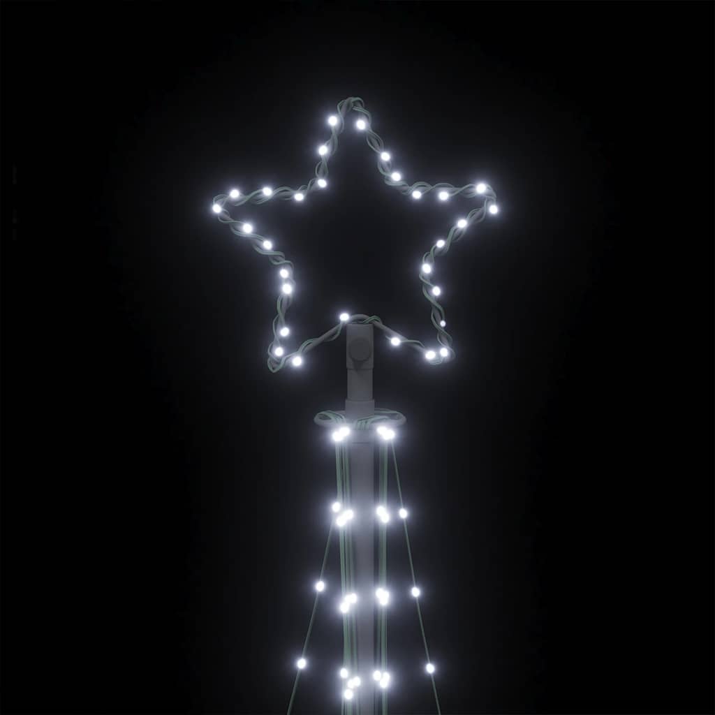 LED Juletre 447 LEDs Kald Hvit 250 cm