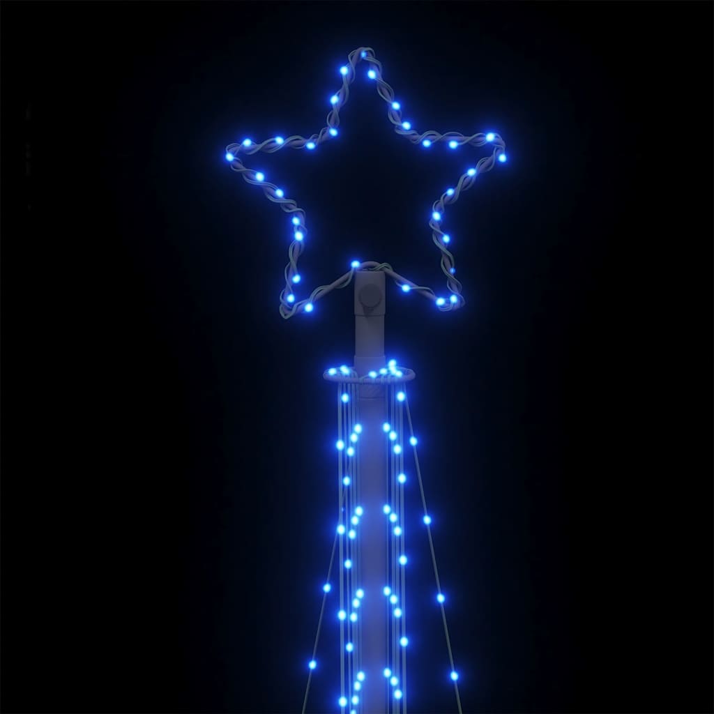 LED Juletre 495 LEDs Blå 300,5 cm