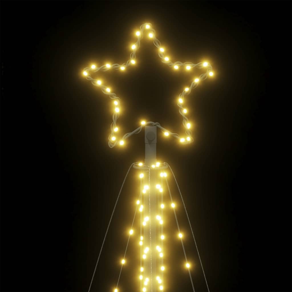 LED Juletre 570 LEDs Varm Hvit 399 cm