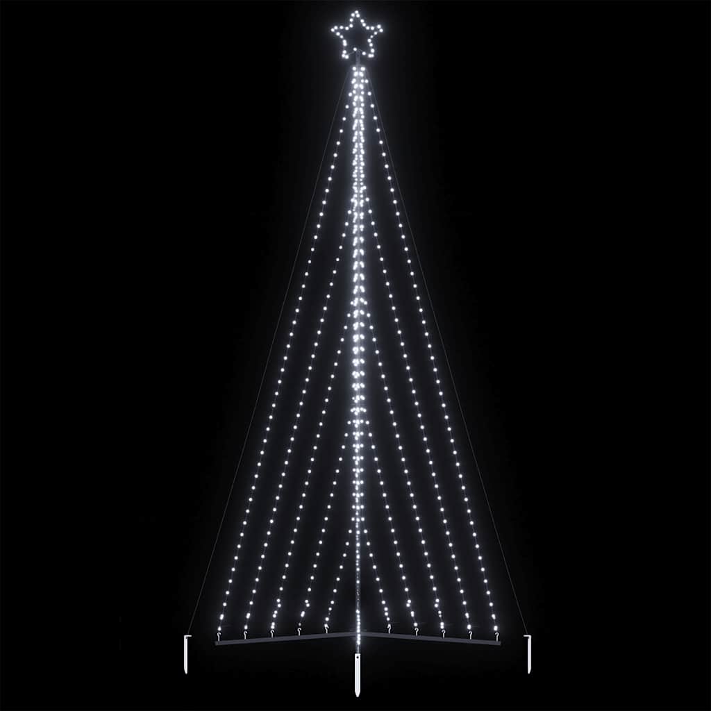 LED Juletre 570 LEDs Kald Hvit 399 cm