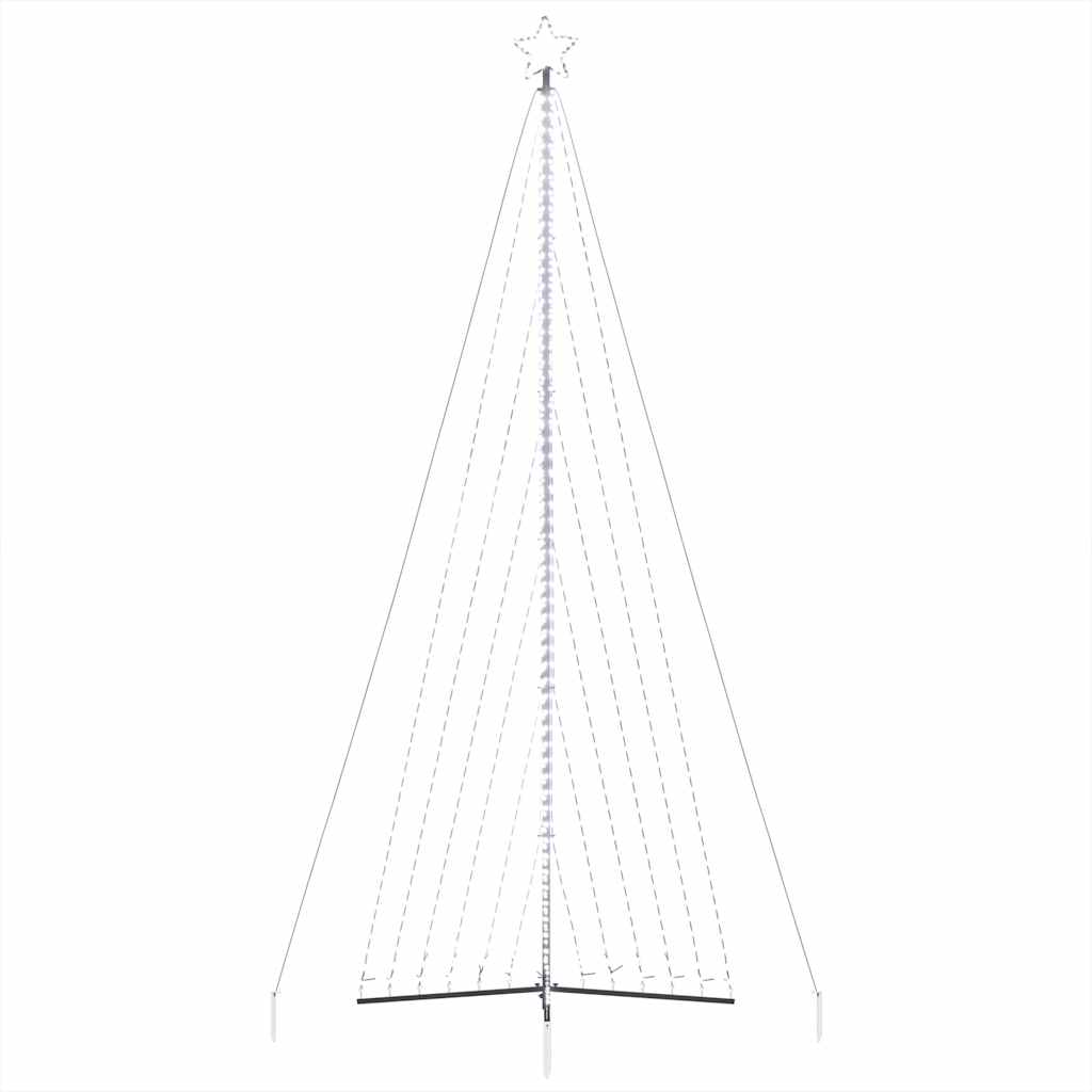 LED Juletre 789 LEDs Kald Hvit 476 cm