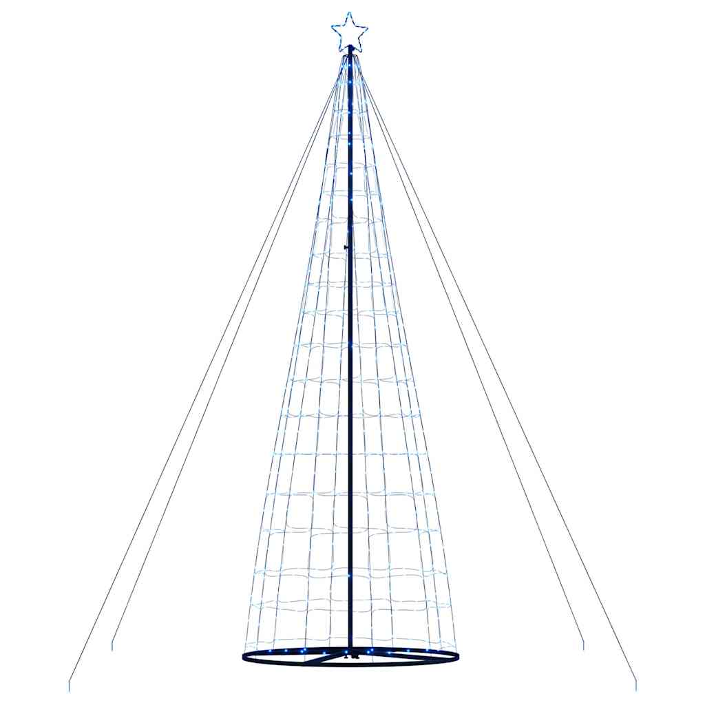 LED Juletre 1534 LEDs Blå 500 cm vidaXL