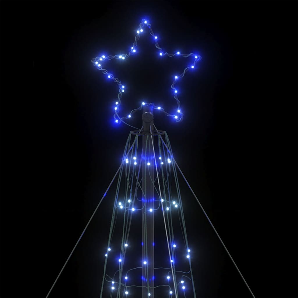 LED Juletre 1534 LEDs Blå 500 cm vidaXL
