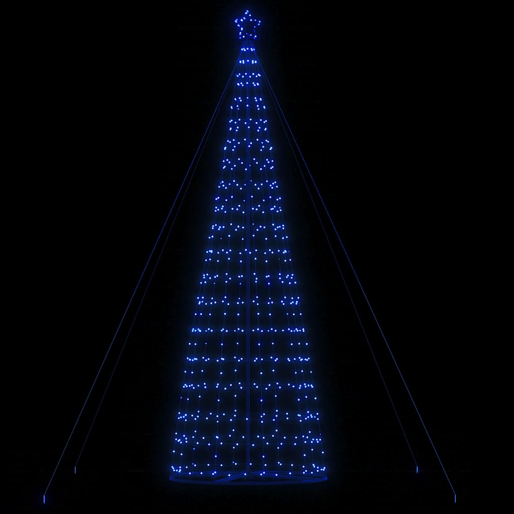 LED Juletre 1534 LEDs Blå 500 cm vidaXL
