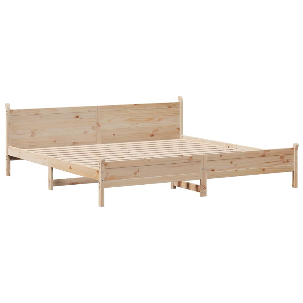 Sengeramme uten madrass 180x200 cm heltre furu