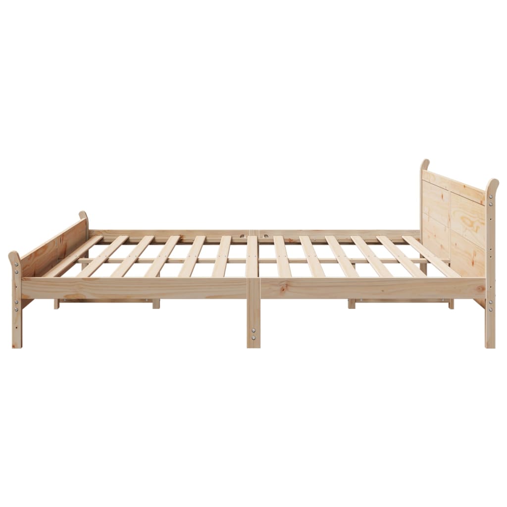 Sengeramme uten madrass 180x200 cm heltre furu