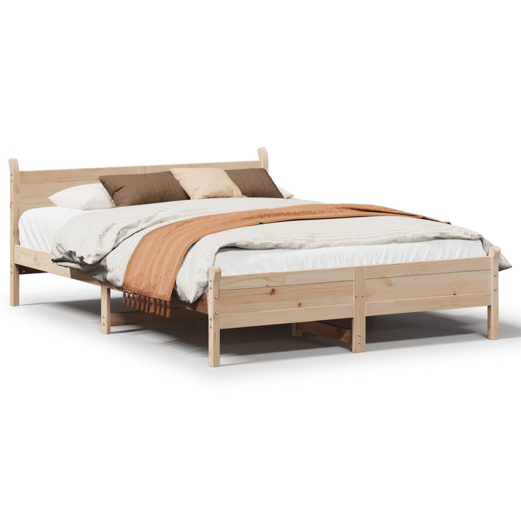 Sengeramme uten madrass 120x190 cm heltre furu