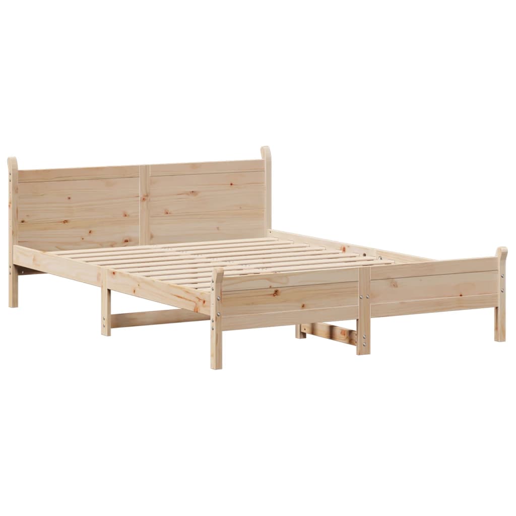 Sengeramme uten madrass 120x190 cm heltre furu