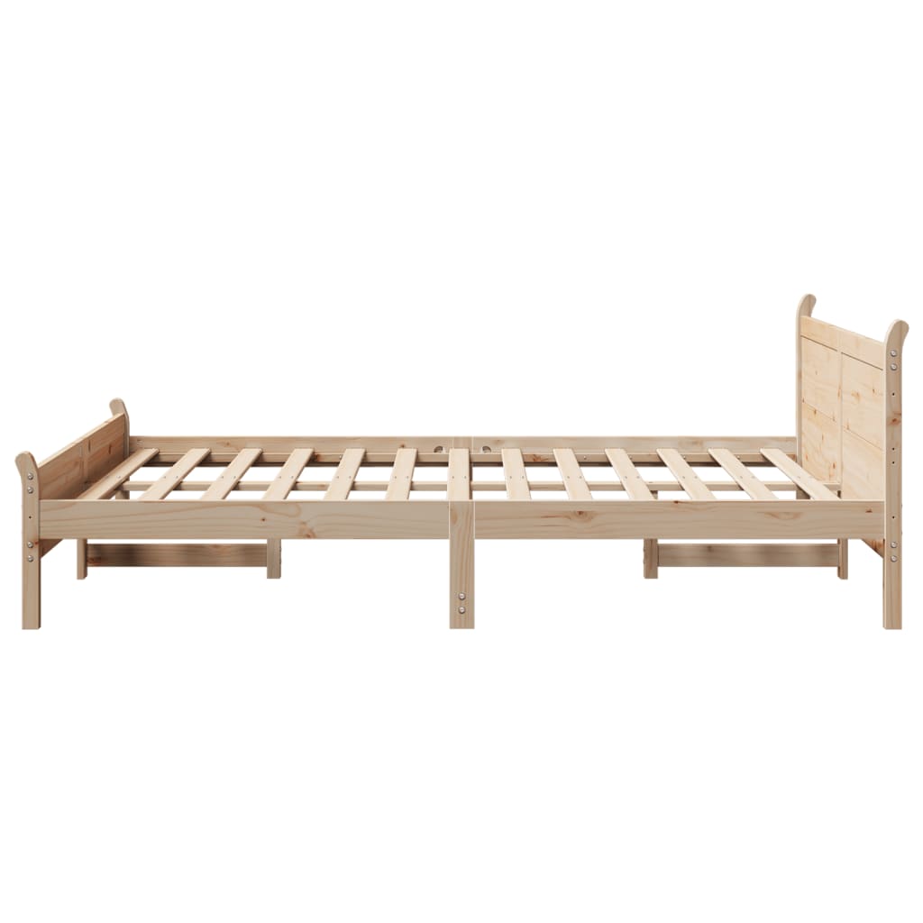 Sengeramme uten madrass 120x190 cm heltre furu