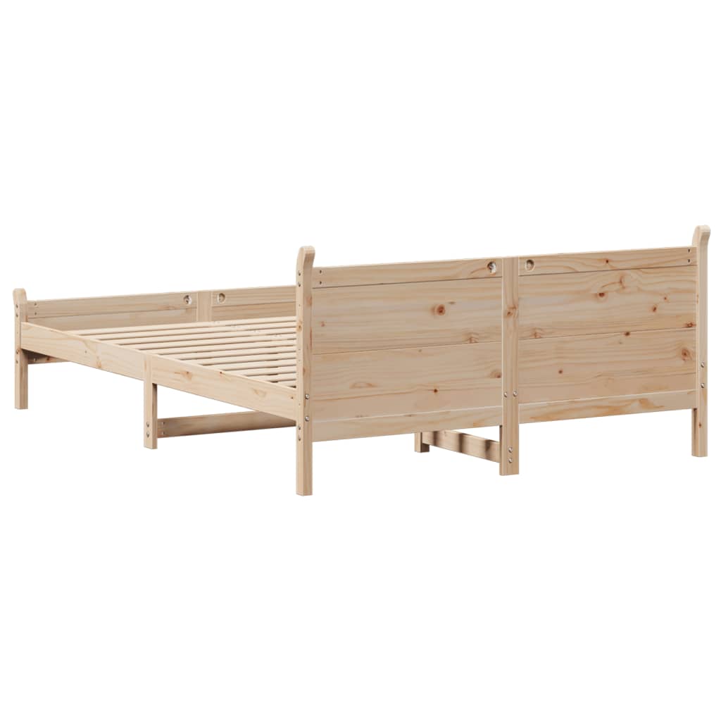 Sengeramme uten madrass 120x190 cm heltre furu