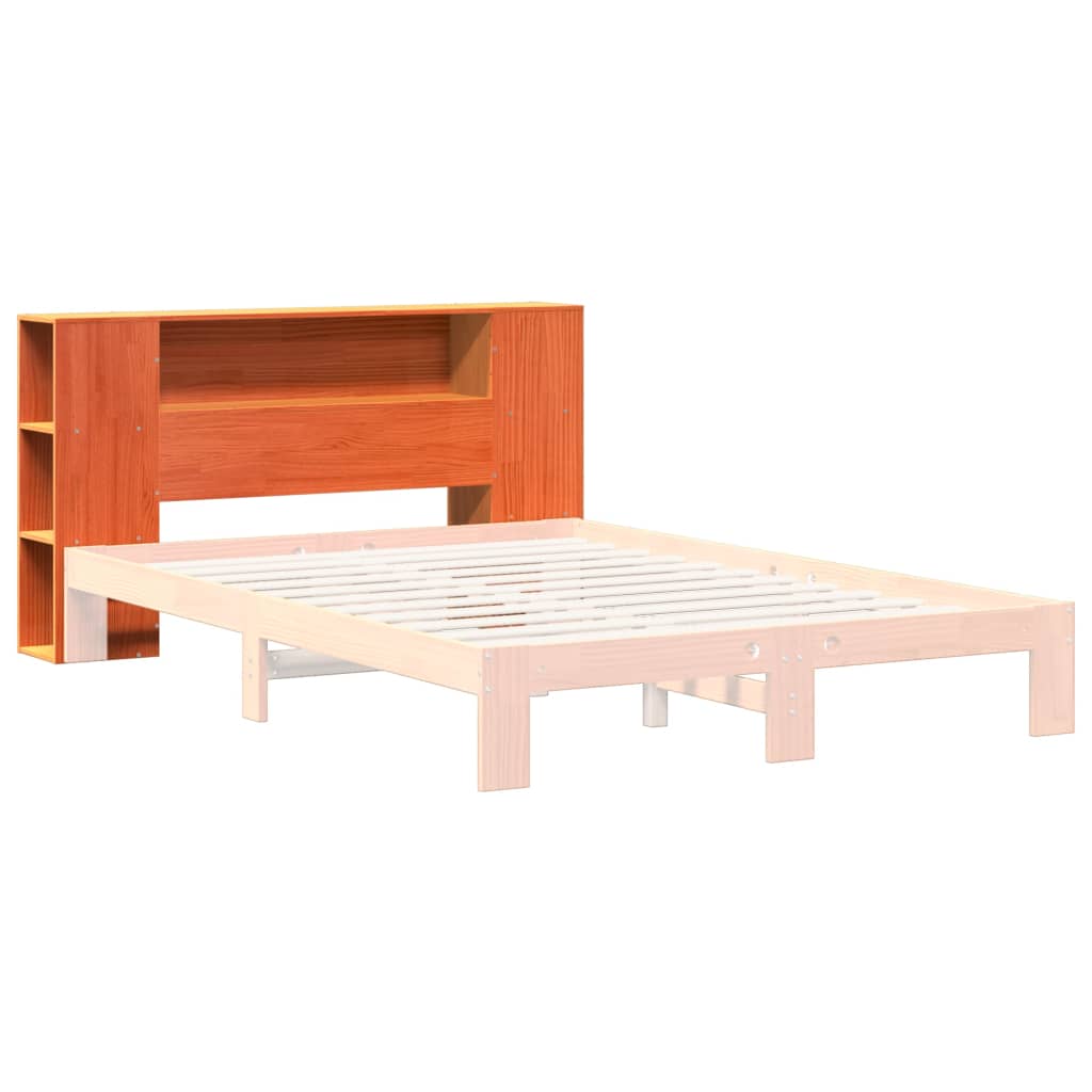 Hodegavl med oppbevaring voksbrun 140 cm heltre furu