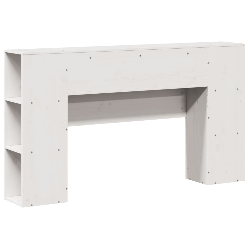 Hodegavl med oppbevaring hvit 135 cm heltre furu