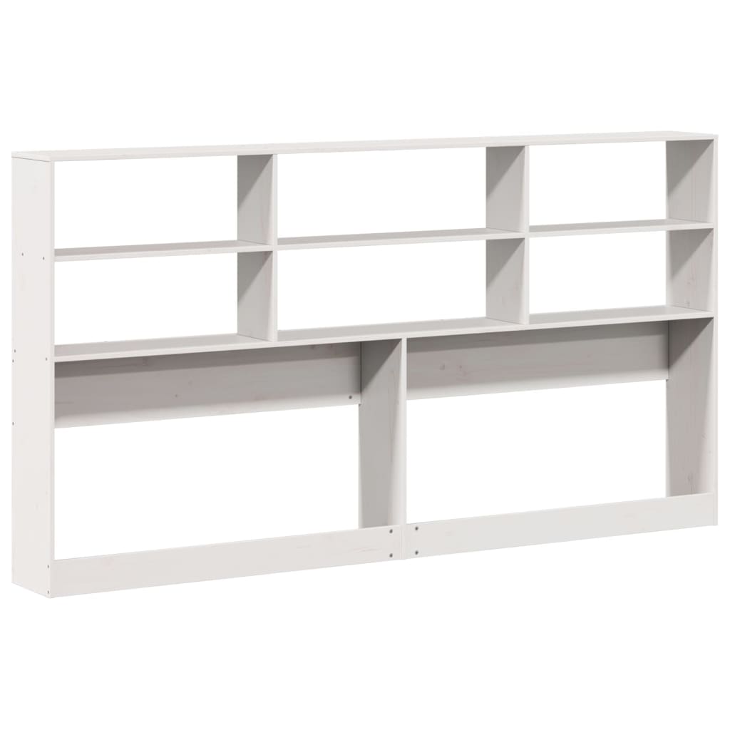 Hodegavl med oppbevaring hvit 180 cm heltre furu