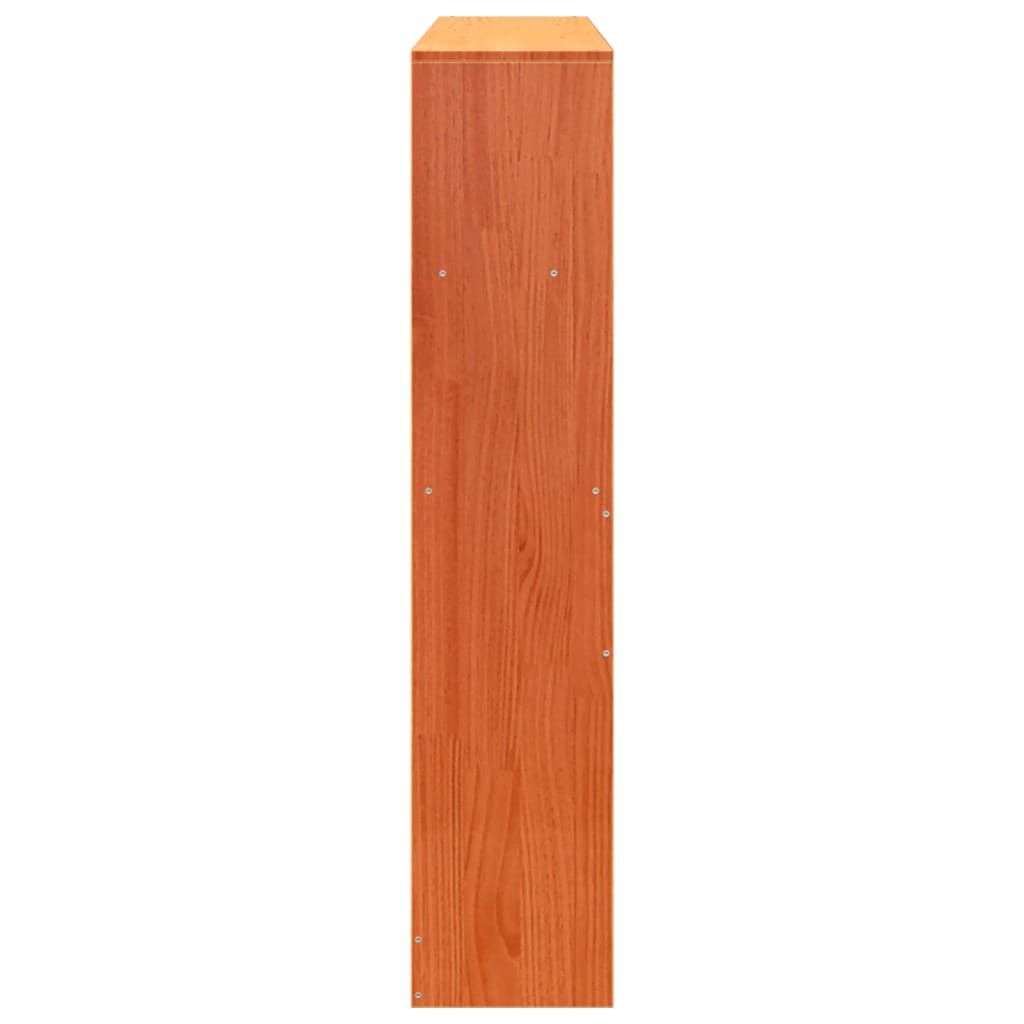 Hodegavl med oppbevaring voksbrun 150 cm heltre furu