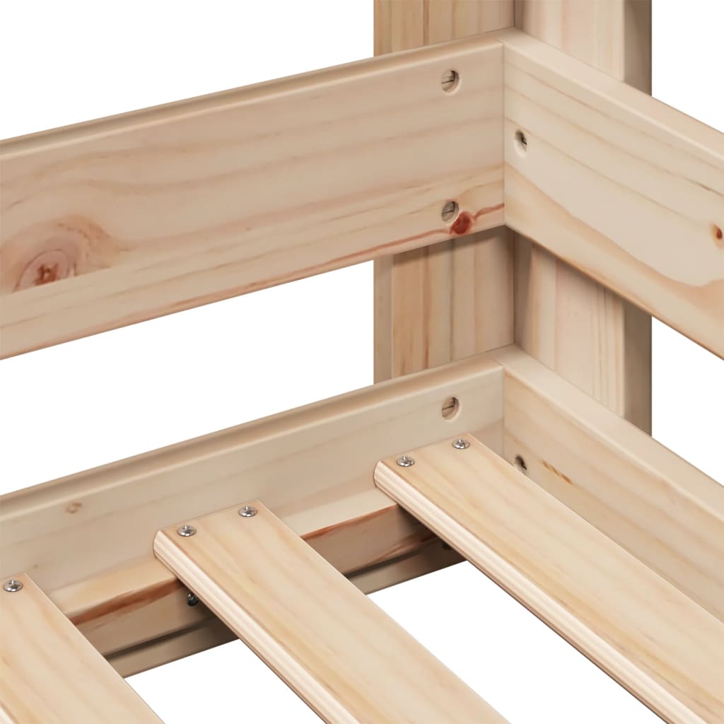 Sengeramme uten madrass 80x200 cm heltre furu