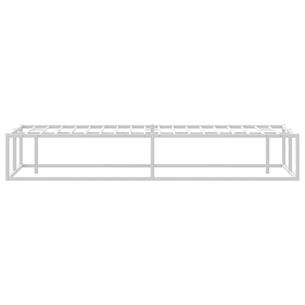 Sengeramme uten madrass hvit 120x200 cm