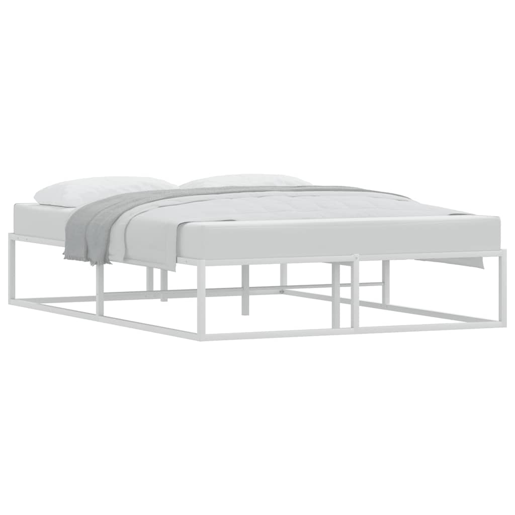 Sengeramme uten madrass hvit 140x200 cm
