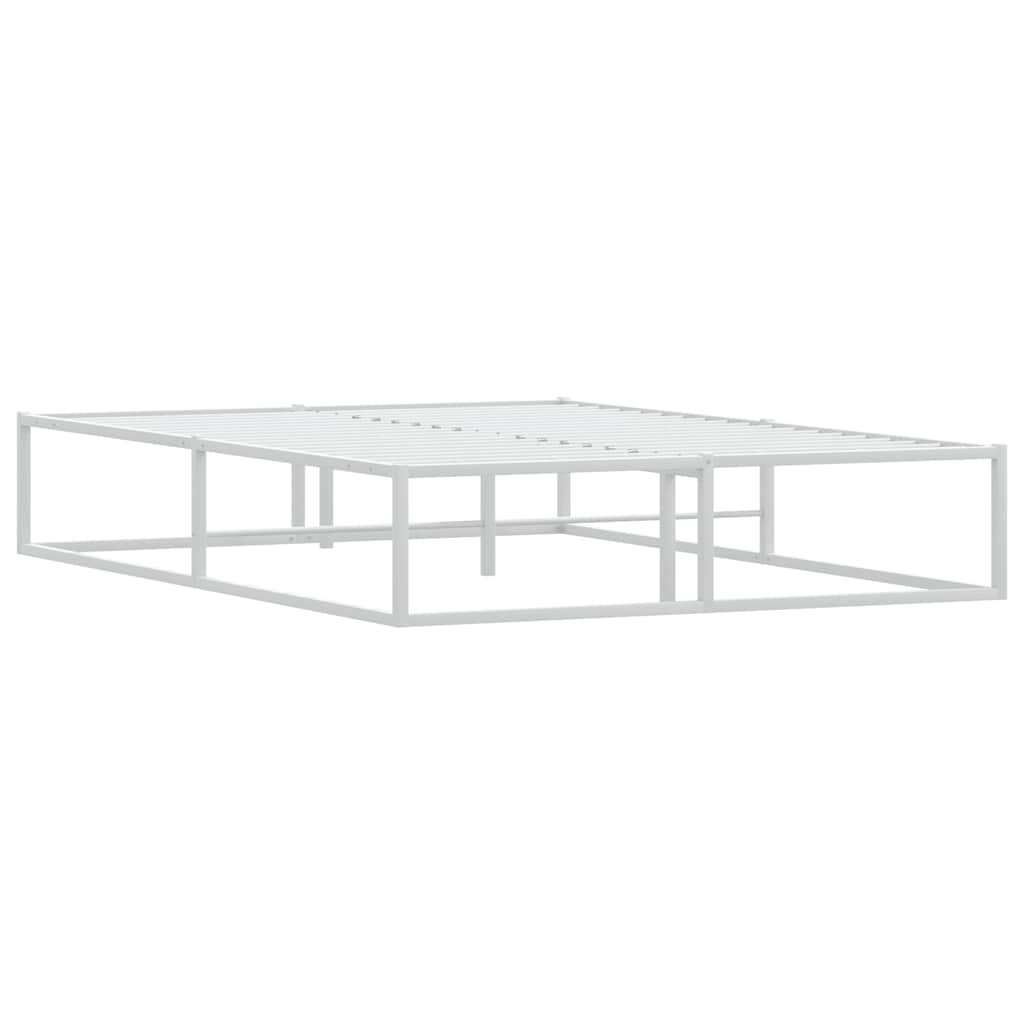 Sengeramme uten madrass hvit 140x200 cm