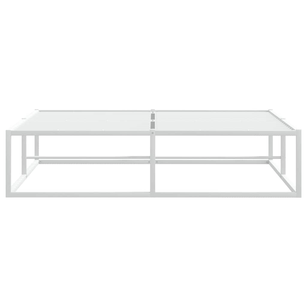 Sengeramme uten madrass hvit 140x200 cm