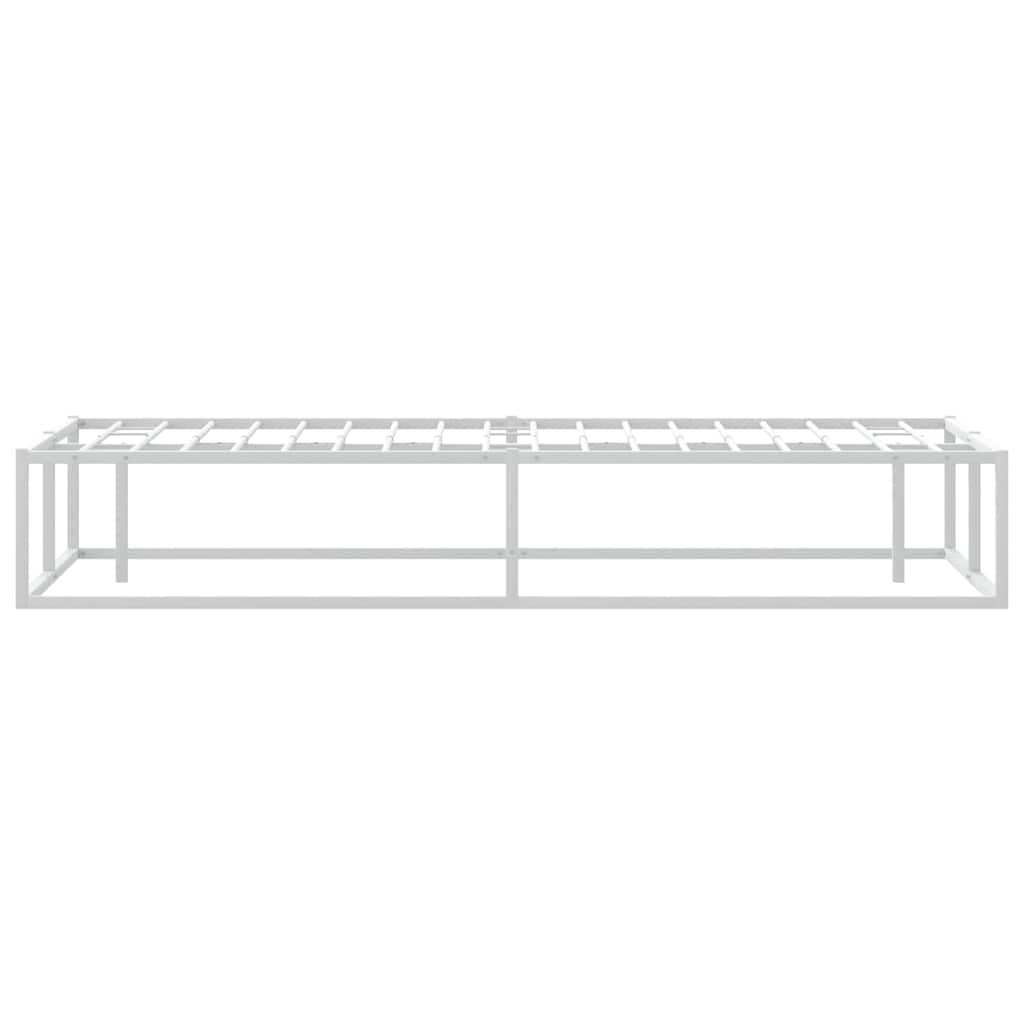 Sengeramme uten madrass hvit 140x200 cm