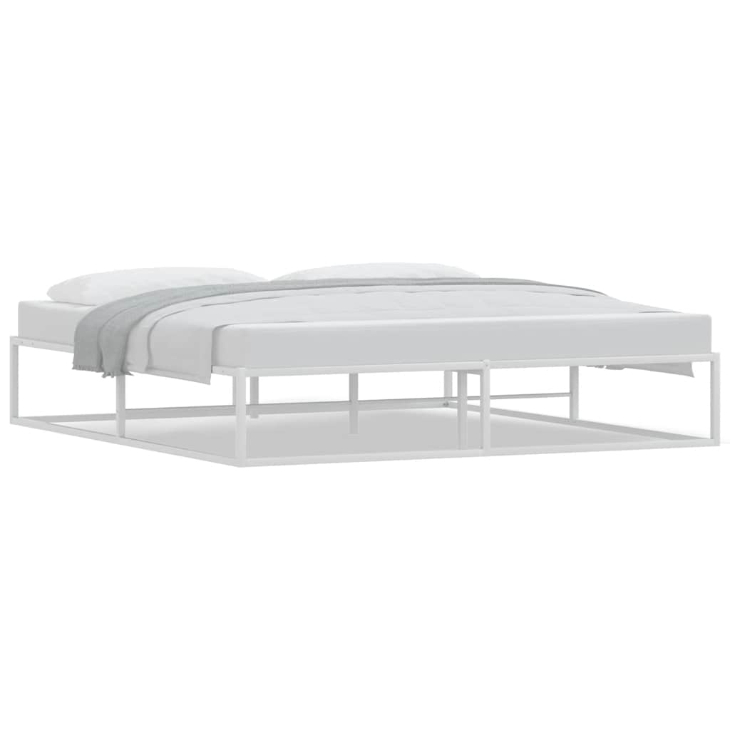 Sengeramme uten madrass hvit 180x200 cm