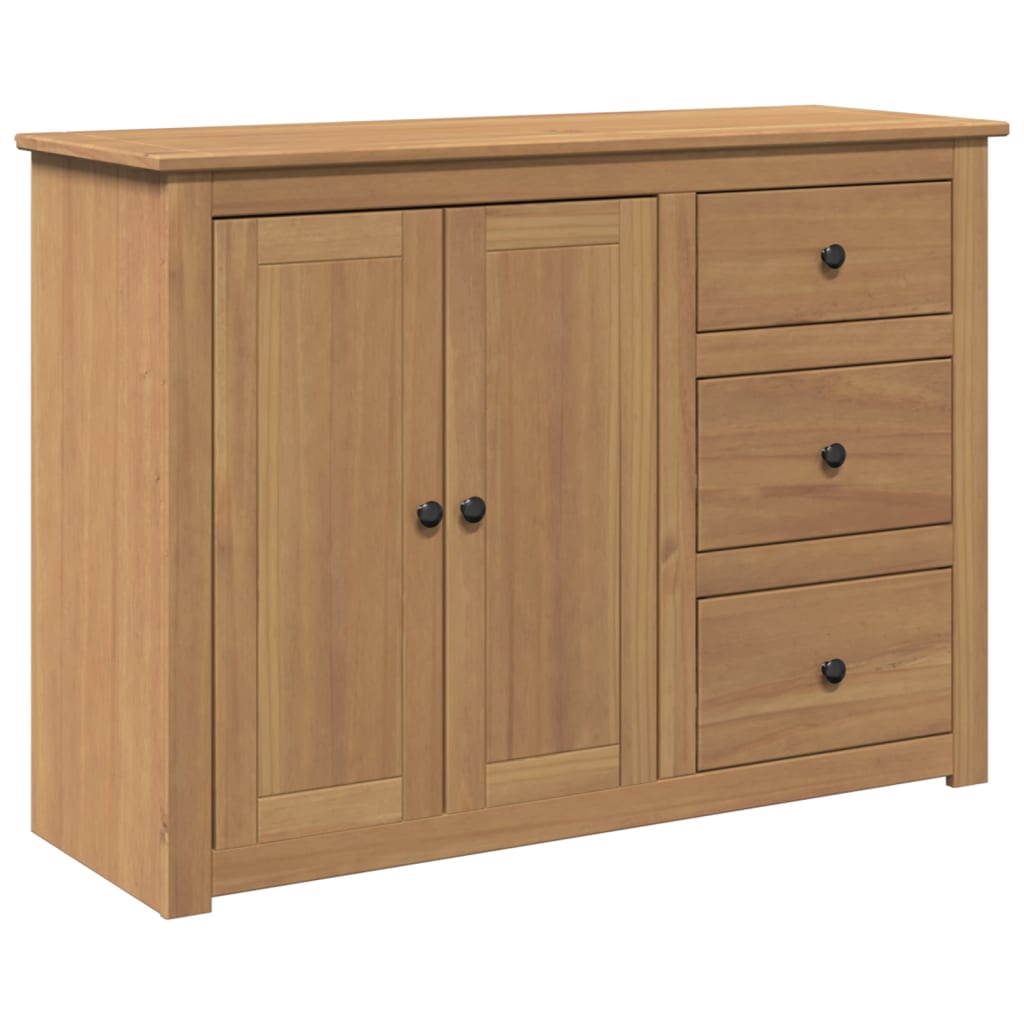 Skjenk med skuffer PANAMA 112x40x80 cm heltre furu