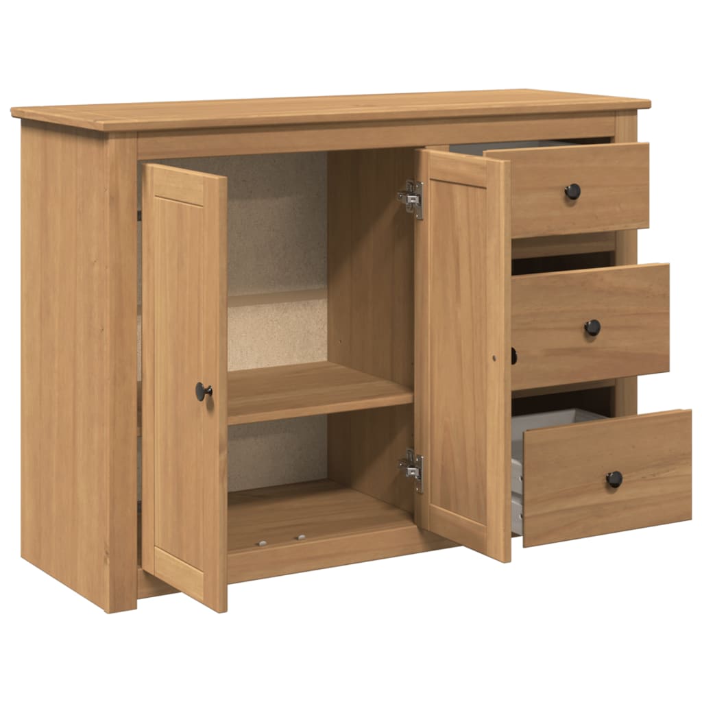 Skjenk med skuffer PANAMA 112x40x80 cm heltre furu