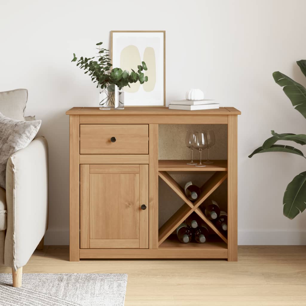 Skjenk med skuffer PANAMA 93x40x80 cm heltre furu