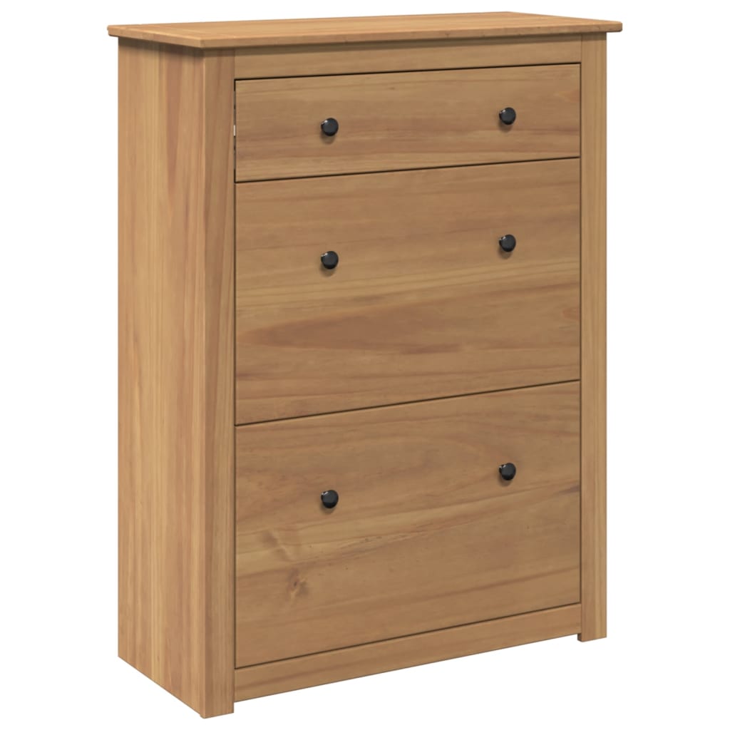 Skoskap PANAMA 80x35x105 cm heltre furu