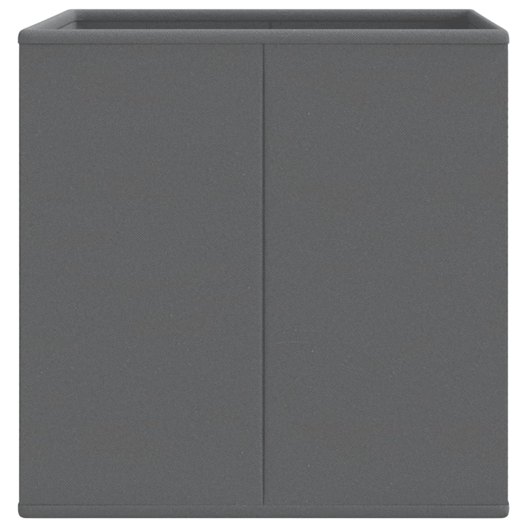Oppbevaringsbokser 4 stk grå 32x32x32 cm ikke-vevet stoff