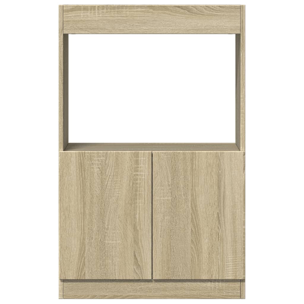 Highboard sonoma eik 63x33x100 cm konstruert tre