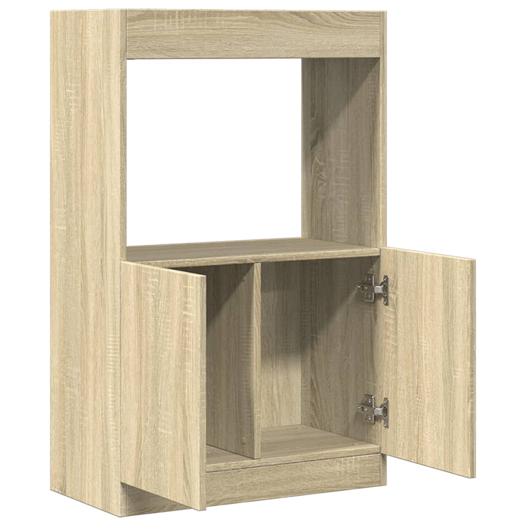 Highboard sonoma eik 63x33x100 cm konstruert tre