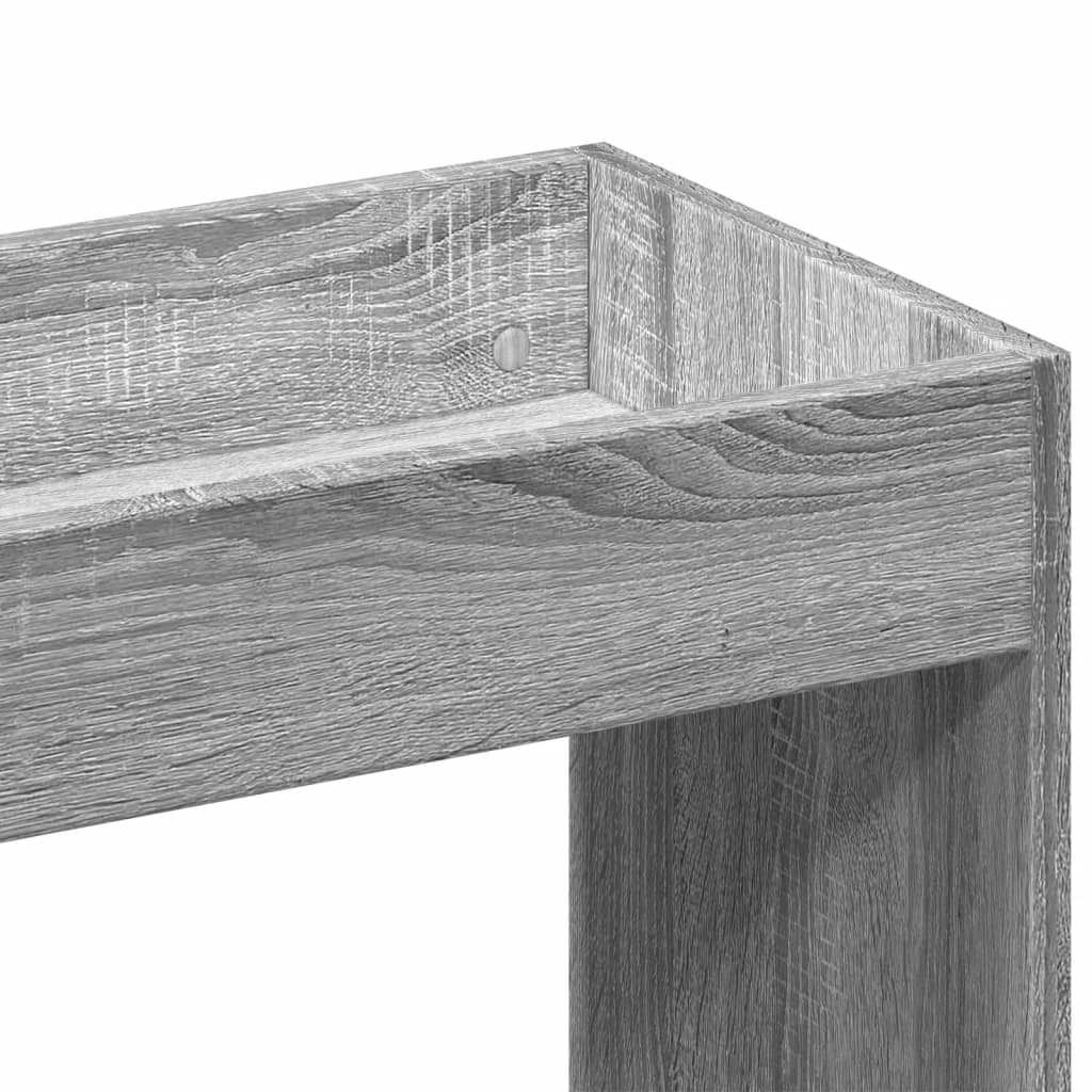 Highboard grå sonoma 63x33x100 cm konstruert tre