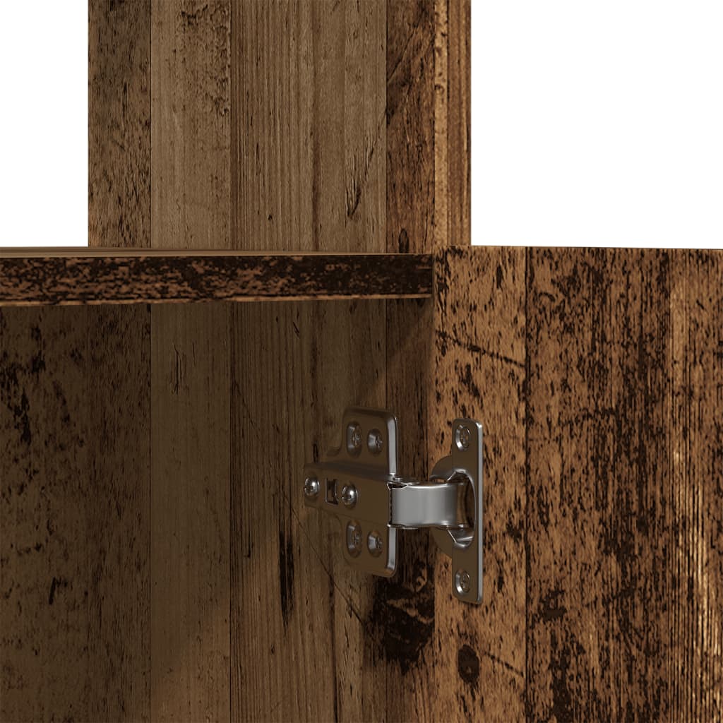 Highboard gammelt tre 63x33x100 cm konstruert tre