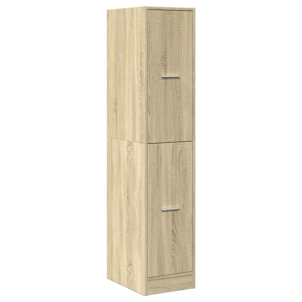 Apotekskap Sonoma eik 30x41x144,5 cm konstruert tre