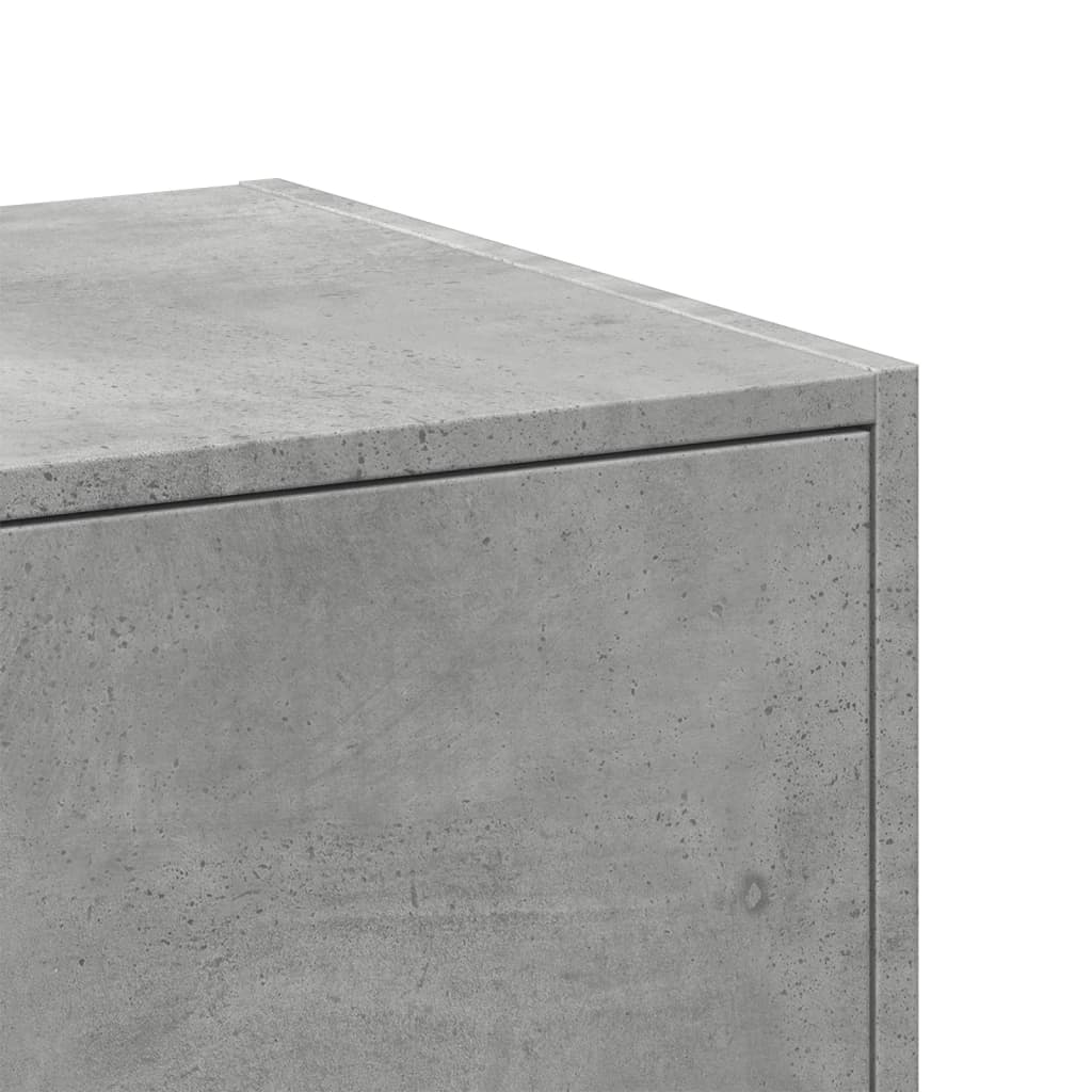Apotekskap betonggrå 40x41x118 cm konstruert tre
