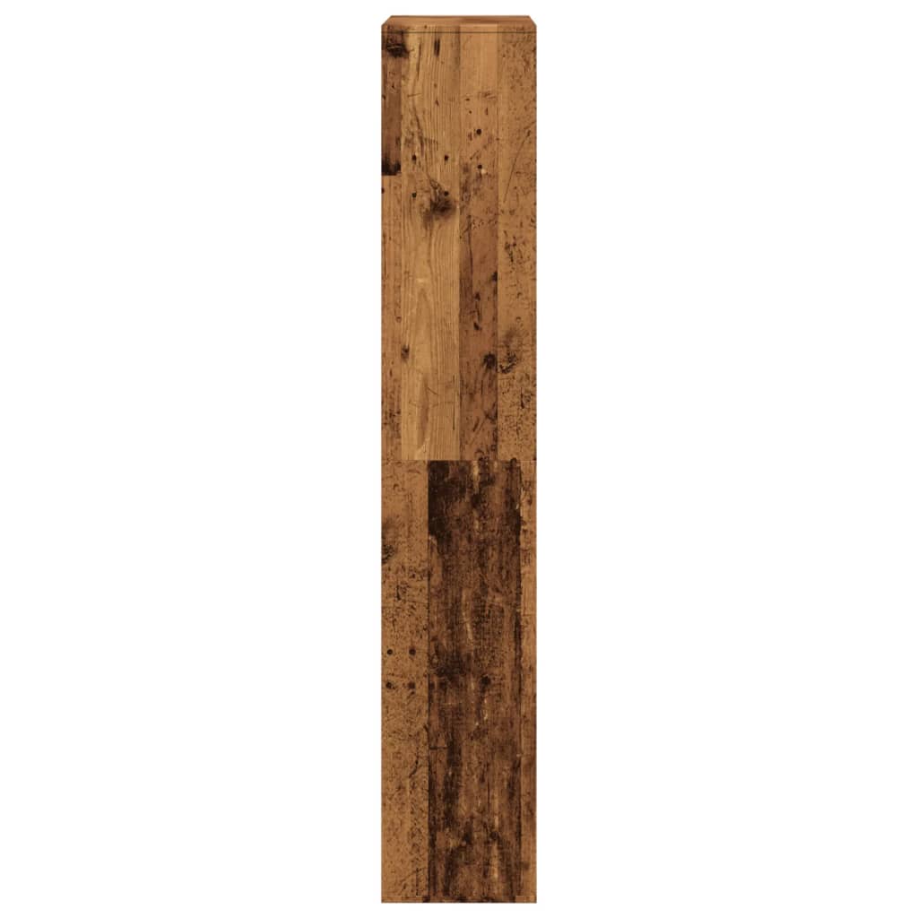 Bokhylle gammelt tre 100x33x187,5 cm konstruert tre vidaXL