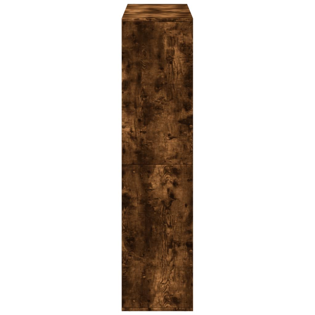 Bokhylle røkt eik 100x33x135 cm konstruert tre