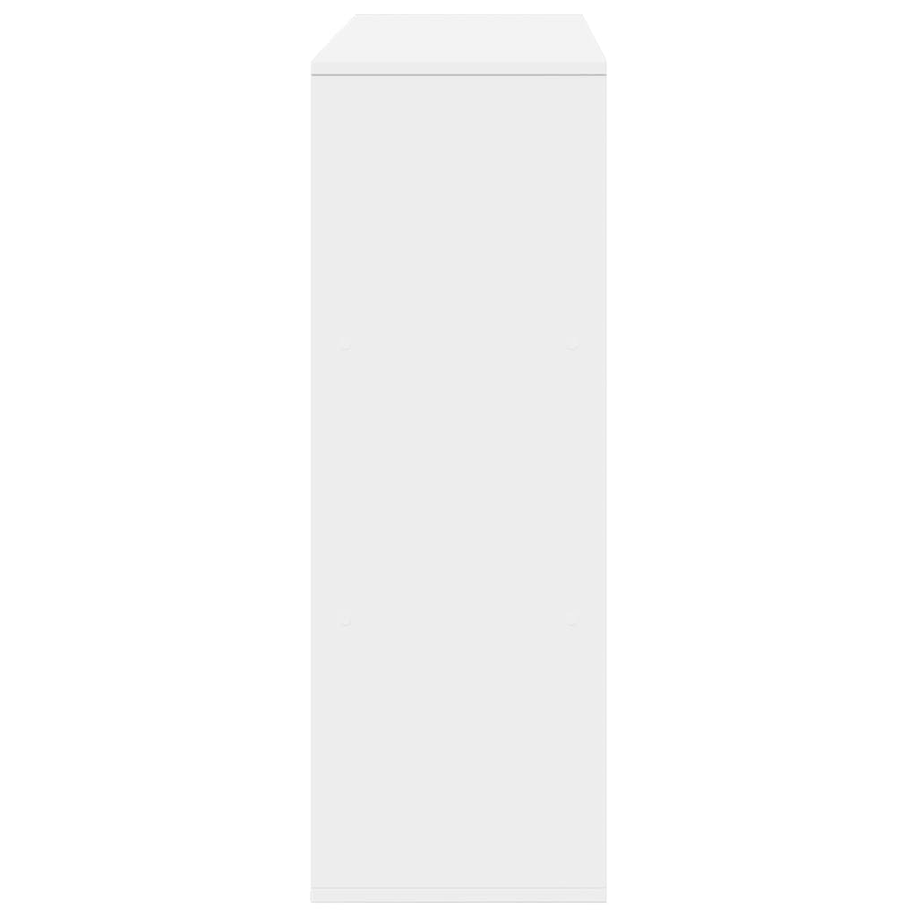 Romdeler hvit 100x33x94,5 cm konstruert tre