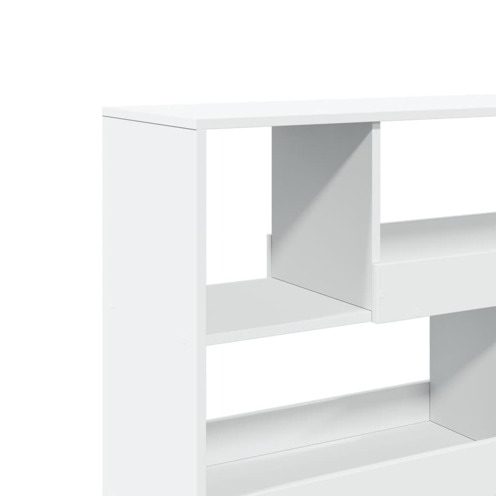 Romdeler hvit 100x33x94,5 cm konstruert tre