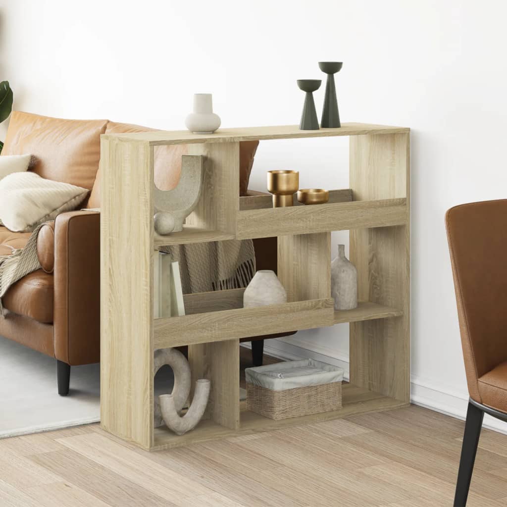 Romdeler sonoma eik 100x33x94,5 cm konstruert tre