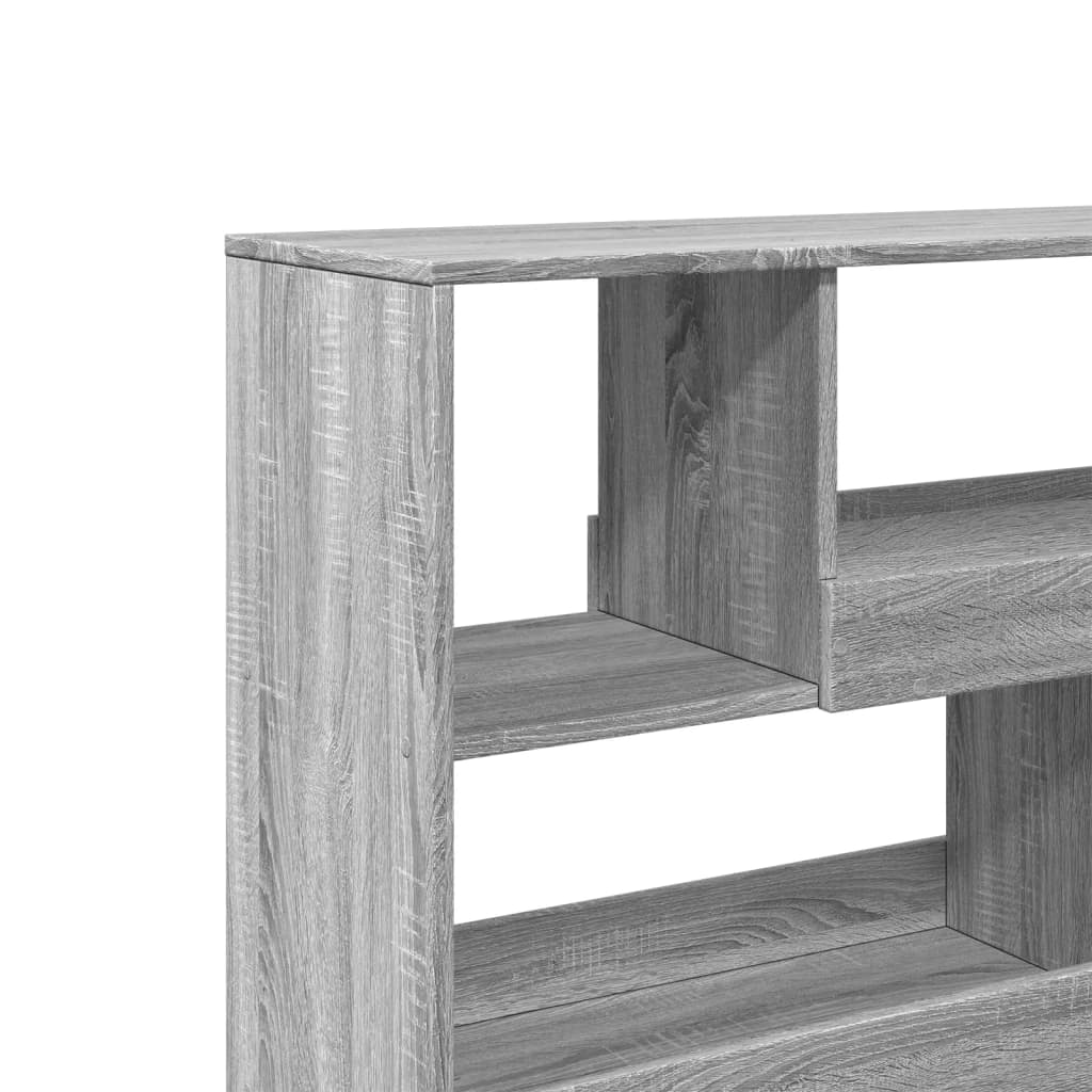 Romdeler grå sonoma 100x33x94,5 cm konstruert tre