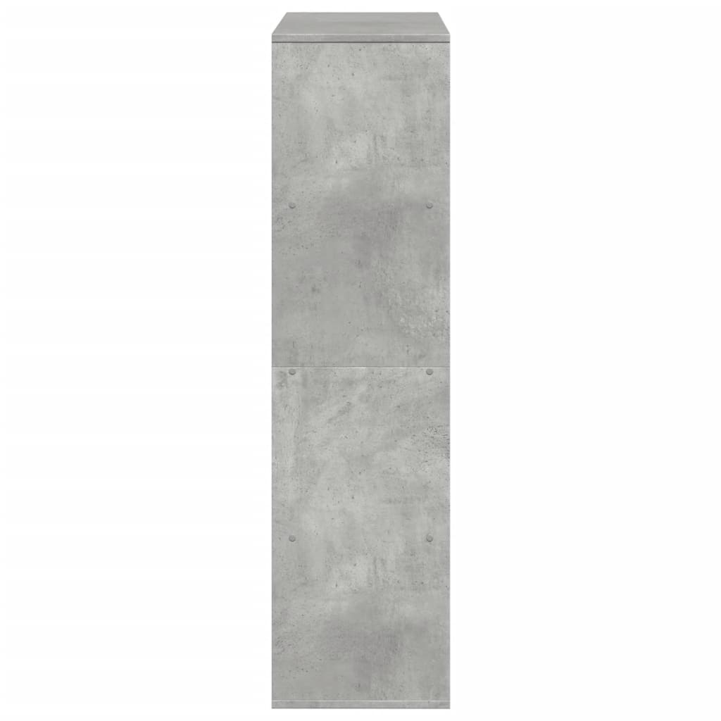 Romdeler betonggrå 100x33x125,5 cm konstruert tre