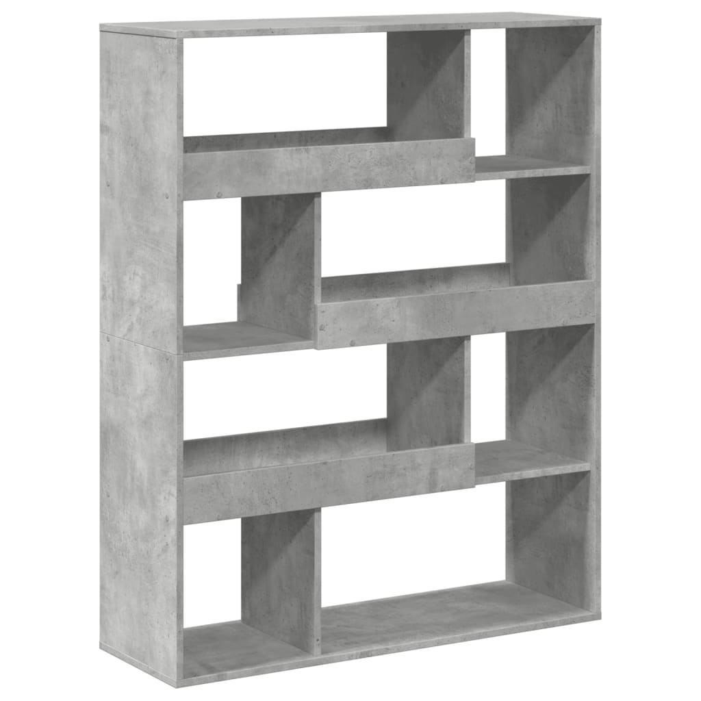 Romdeler betonggrå 100x33x125,5 cm konstruert tre