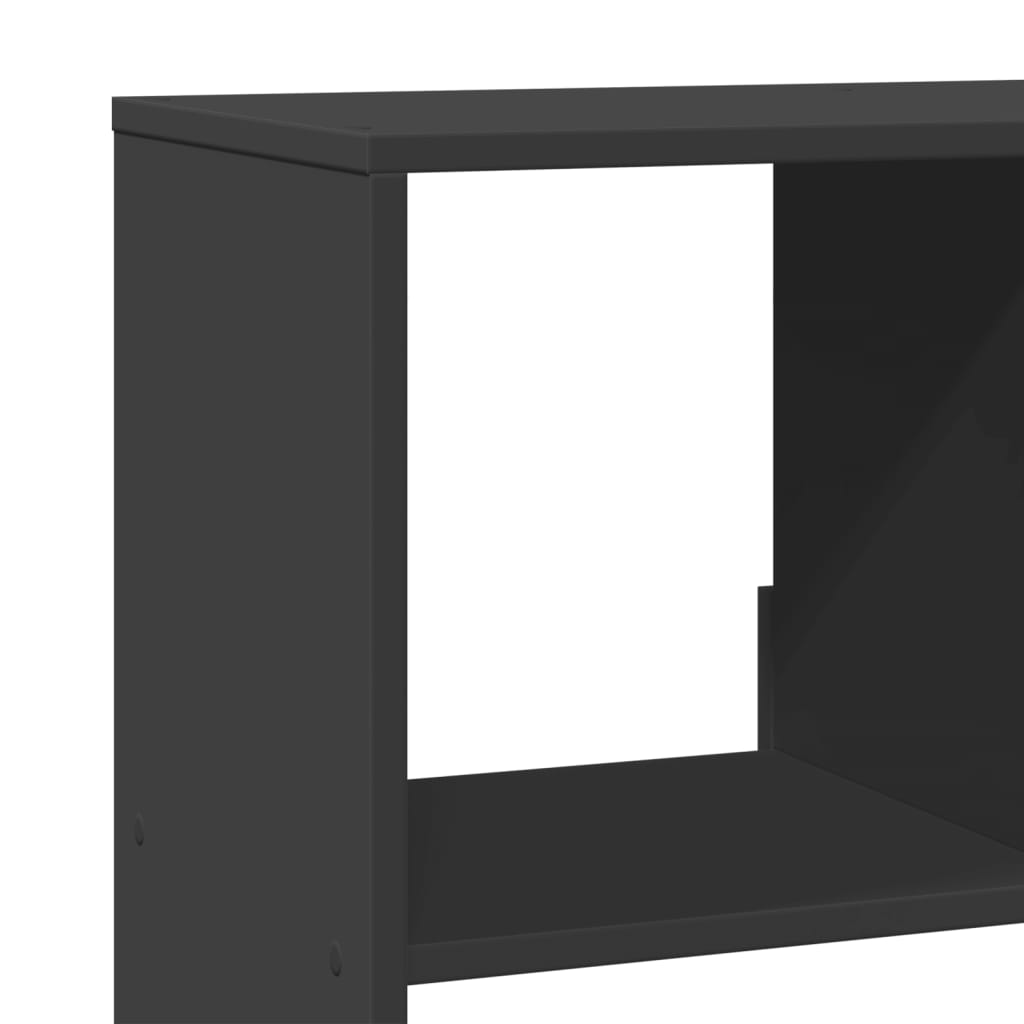 Romdeler svart 100x33x156,5 cm konstruert tre