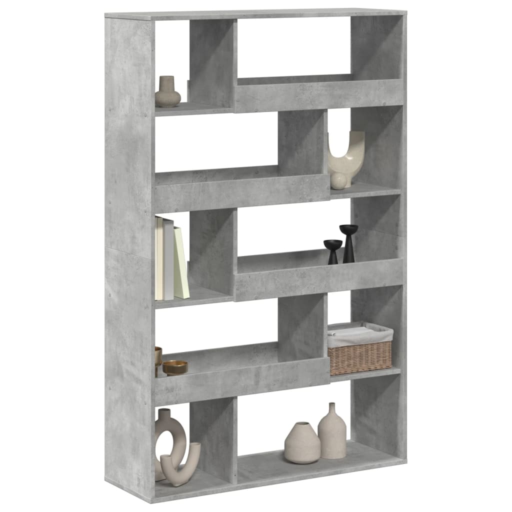 Romdeler betonggrå 100x33x156,5 cm konstruert tre